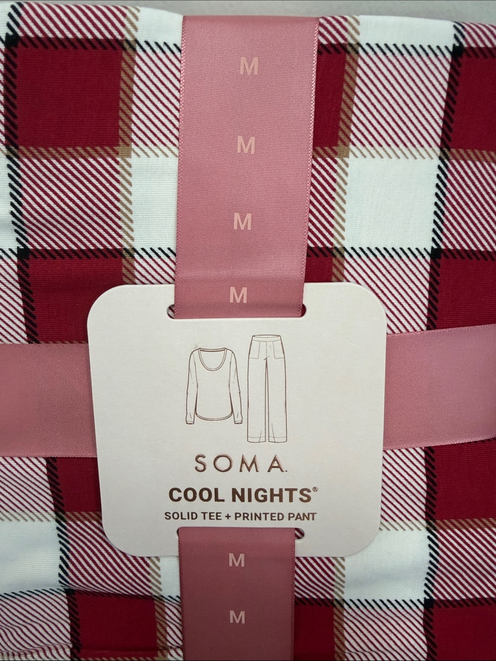Soma Cool Nights plaid Pajama Set - Picture 2 of 4